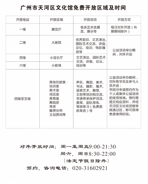 广州市天河区文化馆免费开放区域及时间.jpg