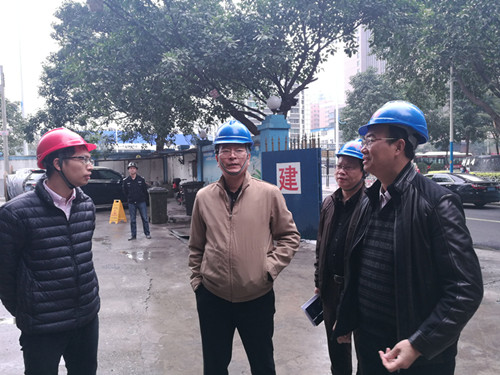 黄国和带队开展安春节前建筑工地安全生产督查