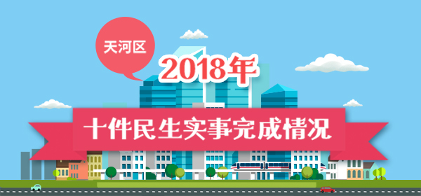 天河区2018年十件民生实事完成情况